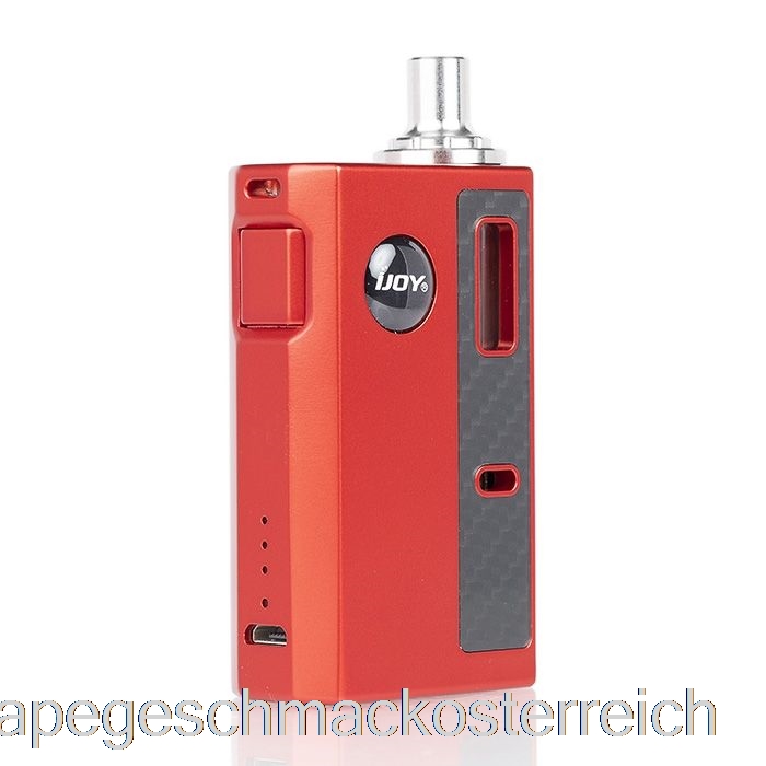 Ijoy Mercury 12w Aio Pod System Red Carbon Vape Geschmack